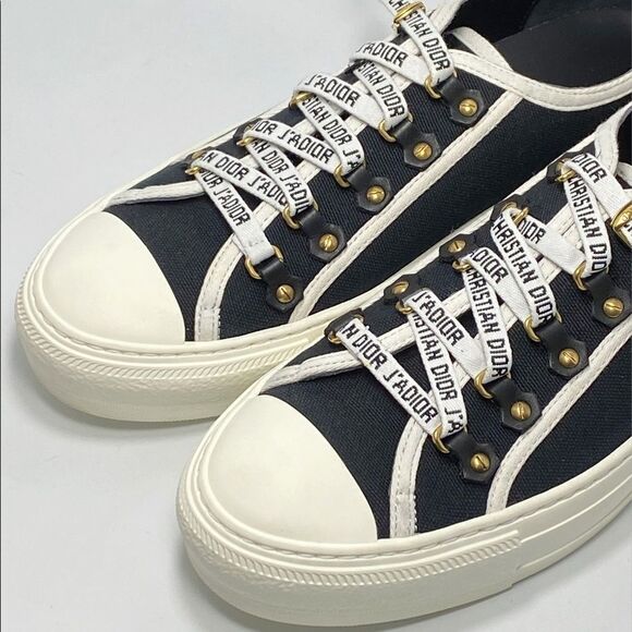Dior canvas low top sneakers size 40.5 - Picture 3 of 13